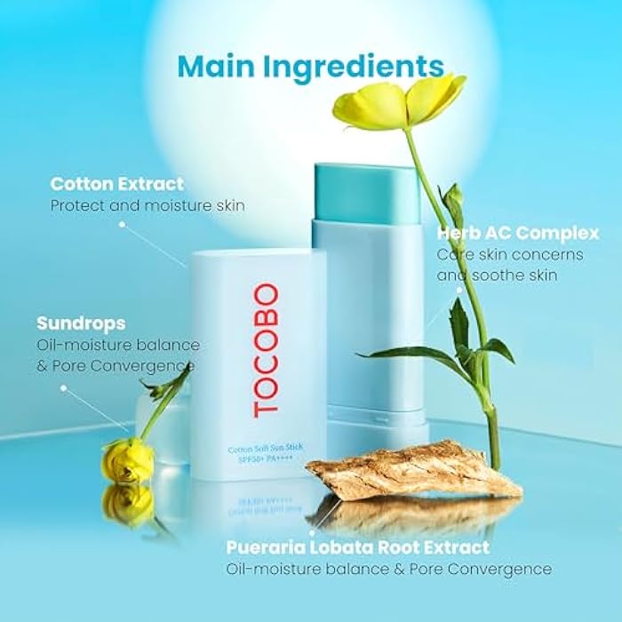 Tocobo Cotton Soft Sun Stick SPF50+ PA++++ - 19g / 0.37oz. - Image 3